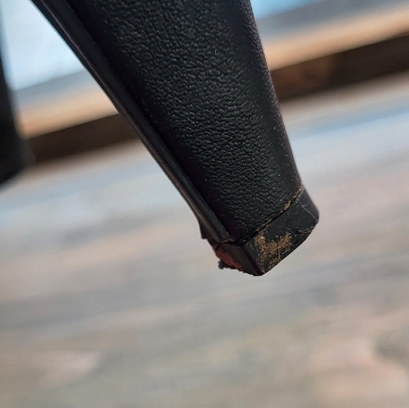 Chase + Chloe Black Kimmy Heeled Faux Leather Heel - Picture 10 of 11